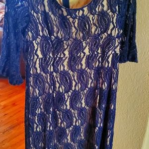 Blue Lace Dress